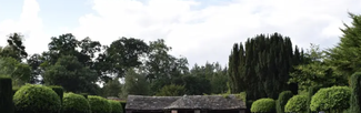 canal in english country garden