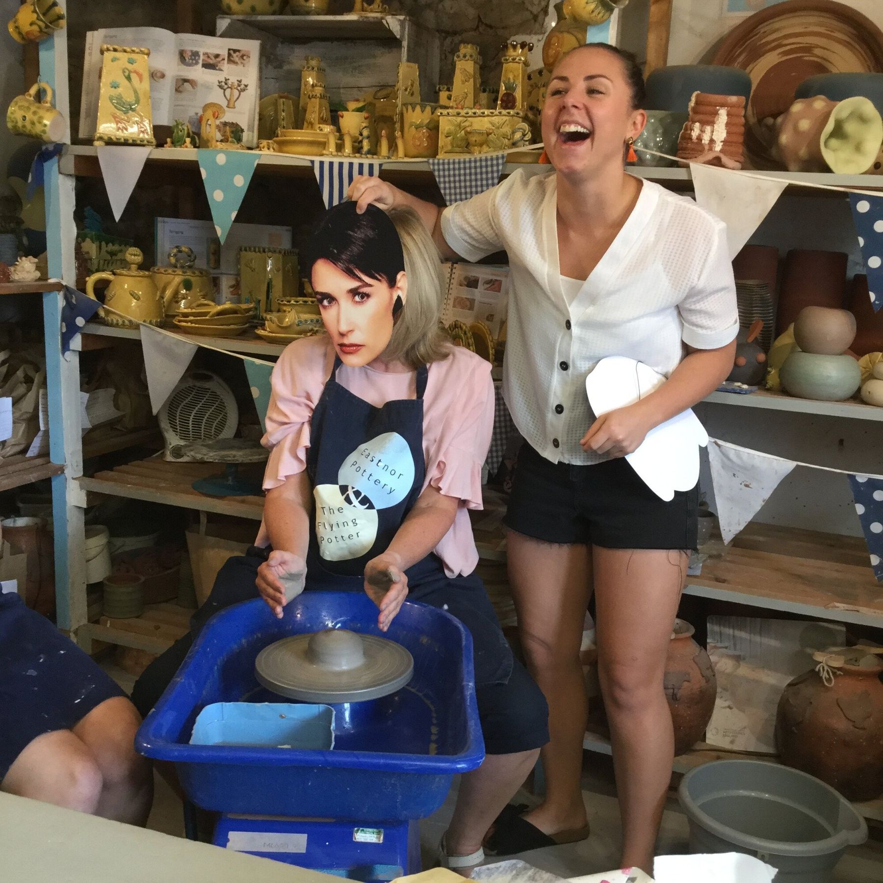 Pottery hen party at eastnor pottery