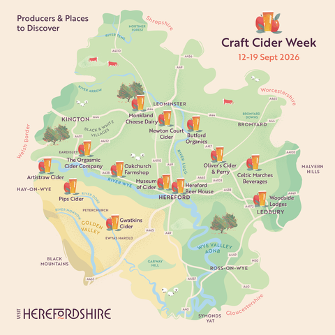 Craft Cider Week Map