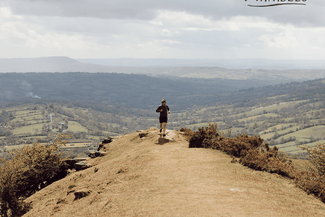 View from the top of the route