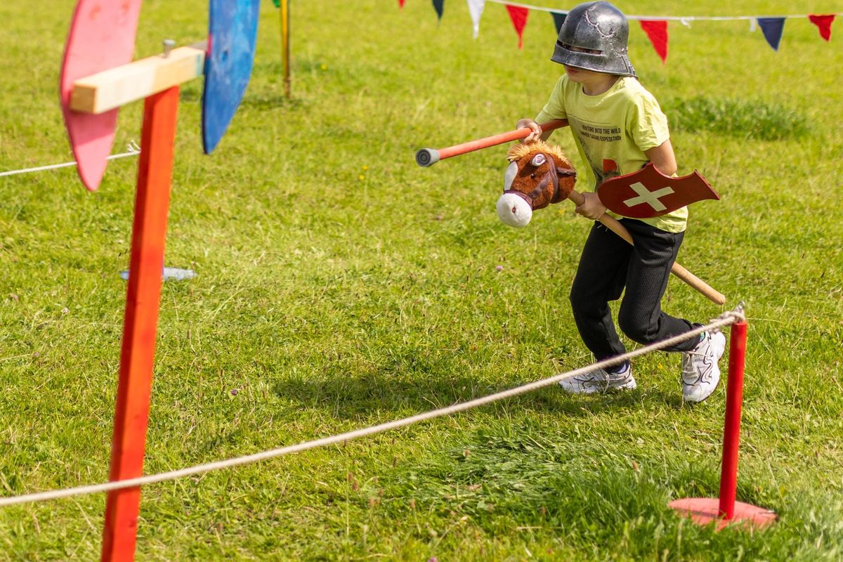 Children playing at National Trust Croft Castle
