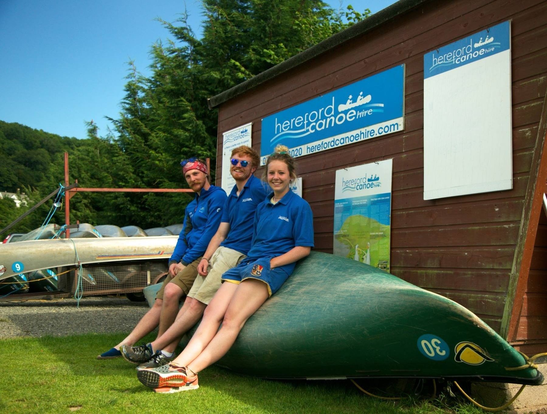 Chilling out at the Boat House