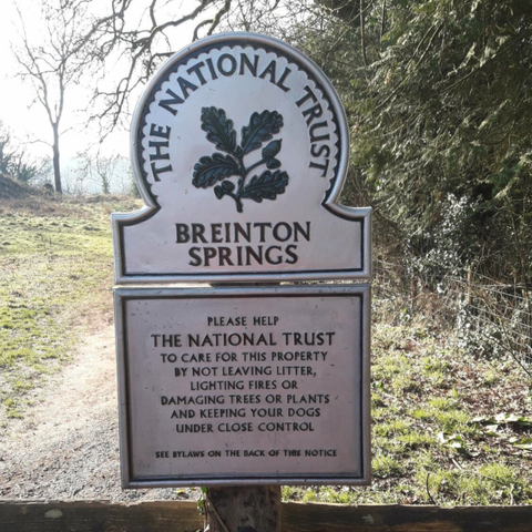Breinton Springs is cared for the by the National Trust 