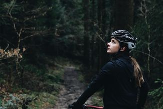 Cycling through Mortimer Woods