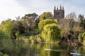 river wye paddleboarding