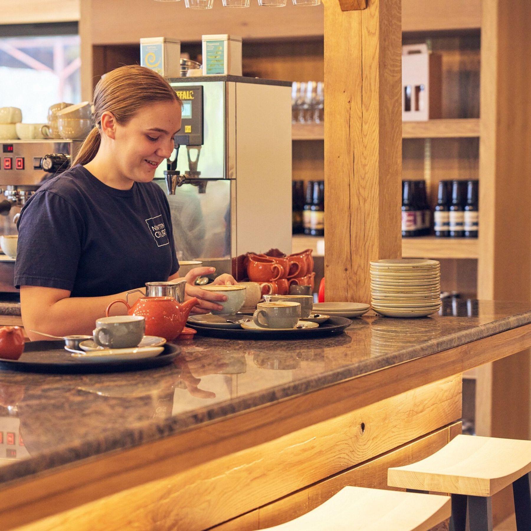 Delicious hot drinks, freshly made