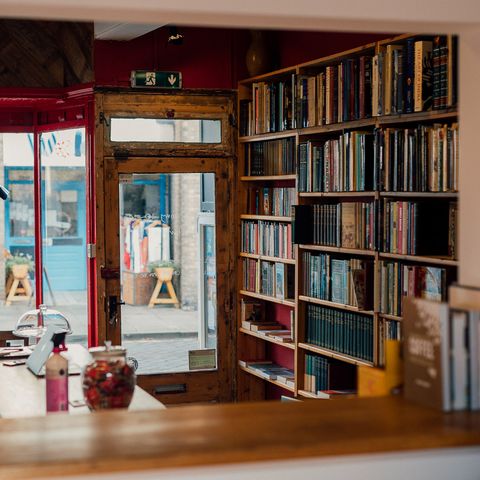 Book shop cafe