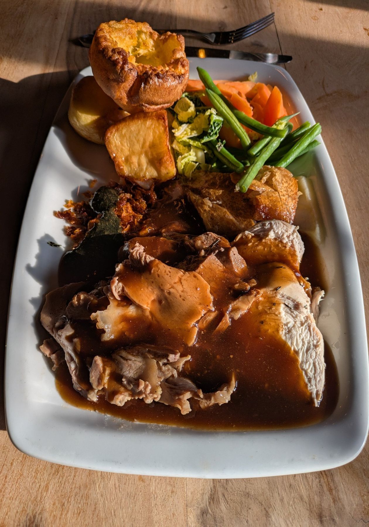 The "White Lion" roast