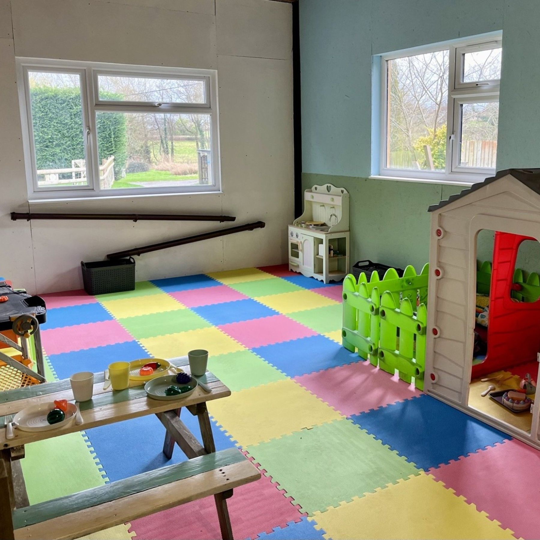 Under 5's area in the games room