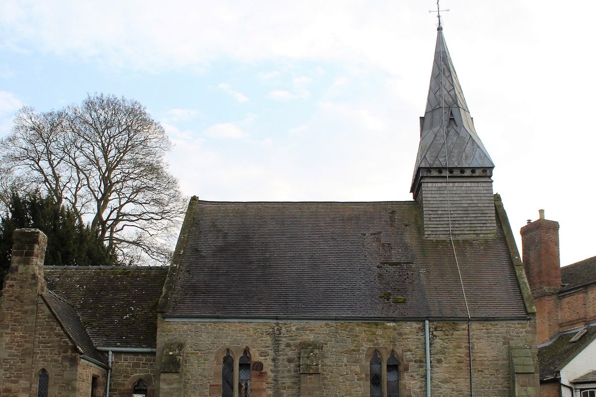 Dormington Church view from the road