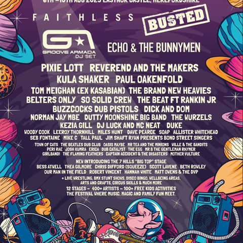 Lakefest festival poster 2025