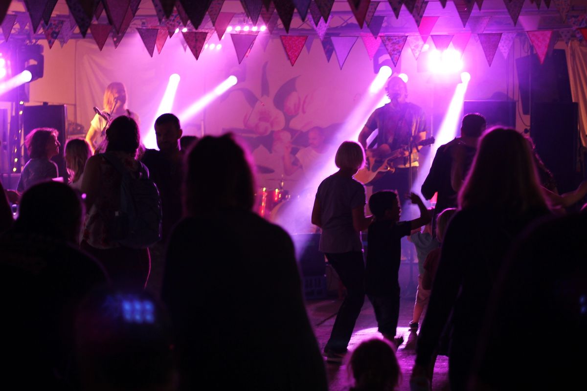 Enjoying the music