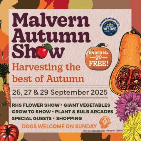 Poster for the Malvern Autumn Show