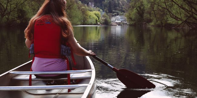 canoeing on the Wye