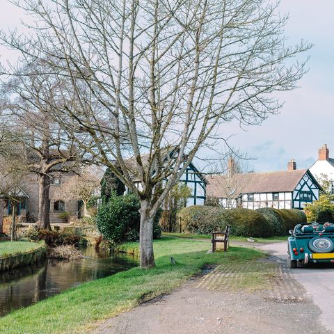 Vintage car, Eardisland
