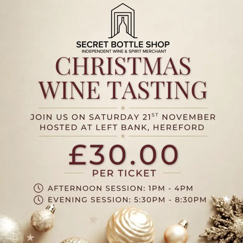 Christmas Wine Tasting Poster