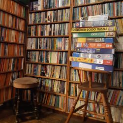 Many books and games to enjoy