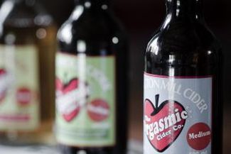 bottles of orgasmic cider