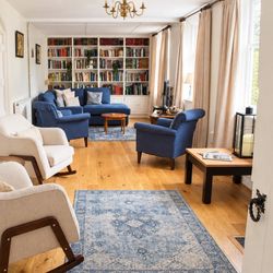 Blue Living Room | TV
