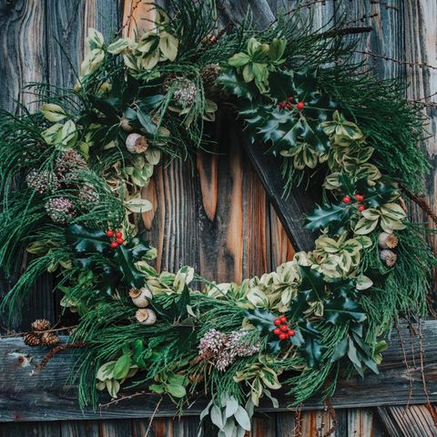 Wreath Making and Coppicing day at Hellens