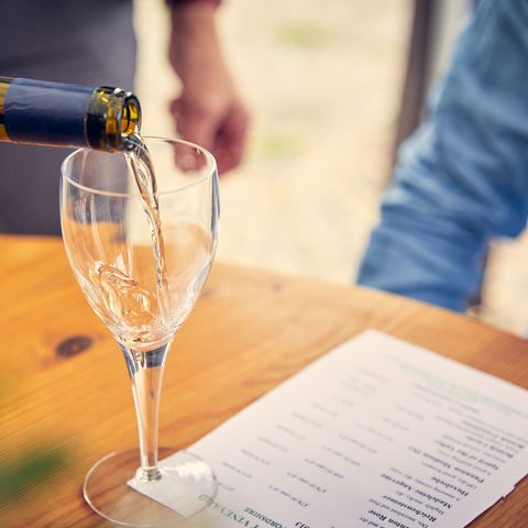 wine pouring