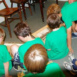 Leominster Priory Holiday Club visit the Museum