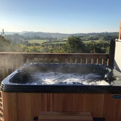 Hot tub with a view