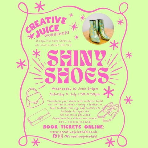 Creative Juice: Shiny Shoes Workshop