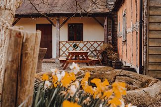 outdoor cider bar