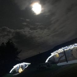 Hobbit House by Moonlight