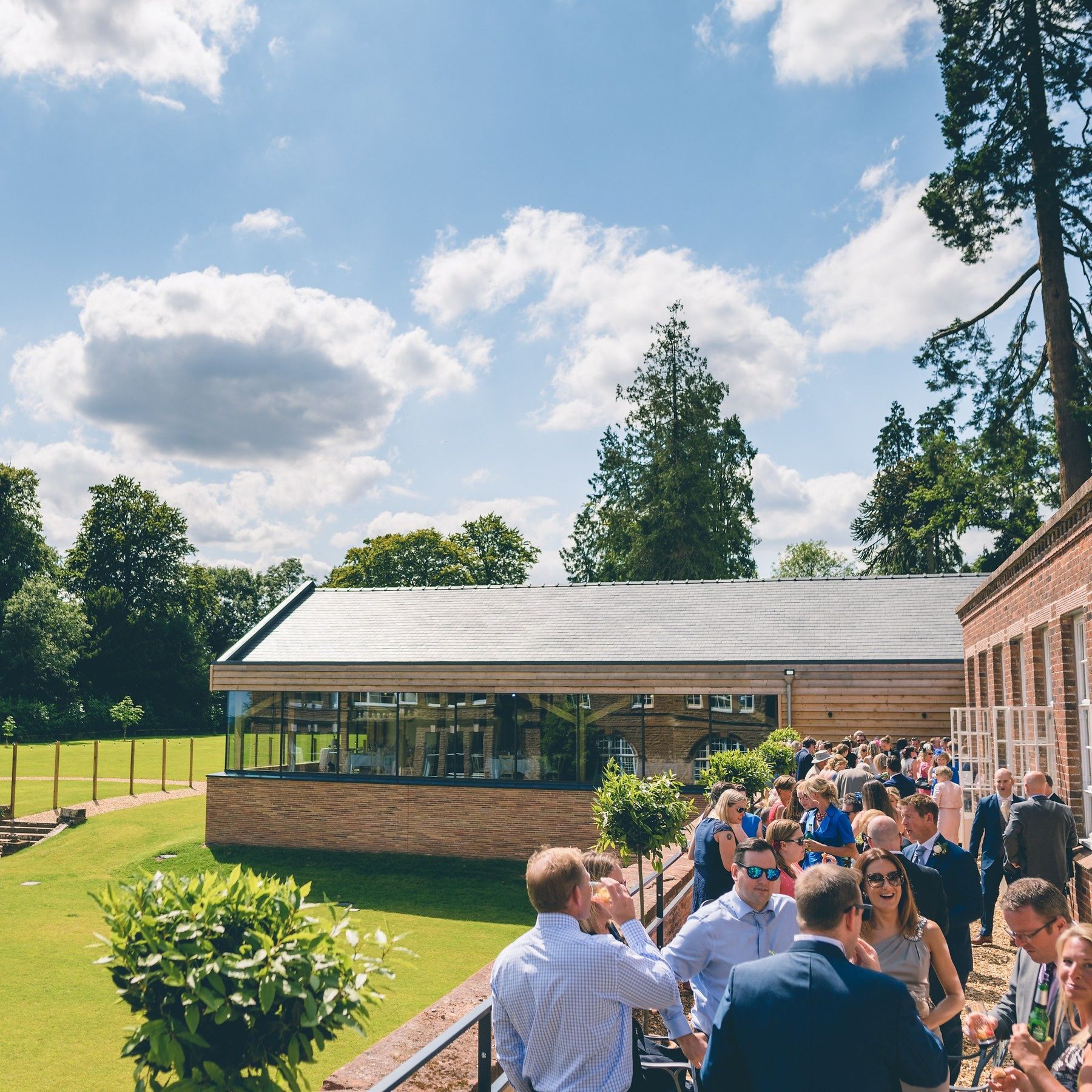 Celebrate on the Sun Terrace and in the Grounds and Parkland!