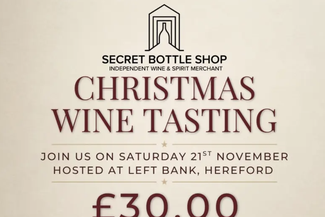 Christmas Wine Tasting Poster
