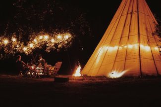 White House glamping