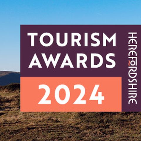 A banner for the Visit Herefordshire Tourism Awards 2024