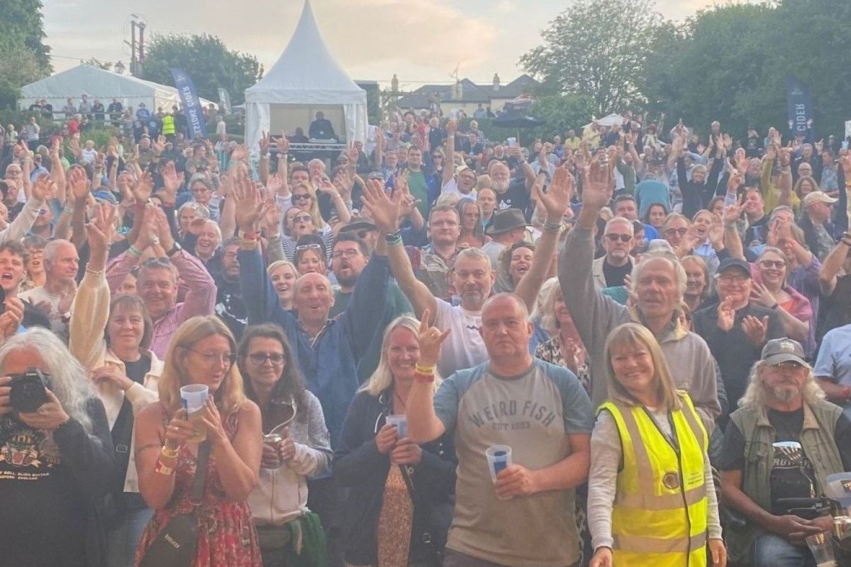 Linton Festival stage view