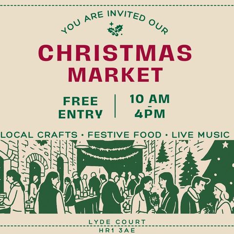 Christmas Markets At Lyde Court poster