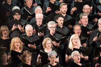 Choir singing