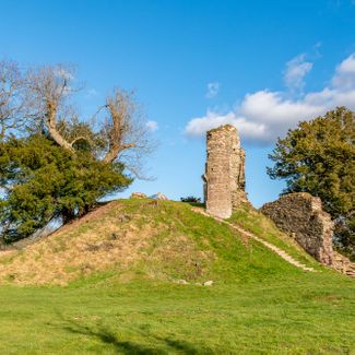 Snodhill castle ruins