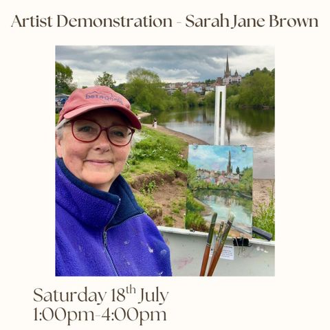 Artist Demonstration - Sarah Jane Brown