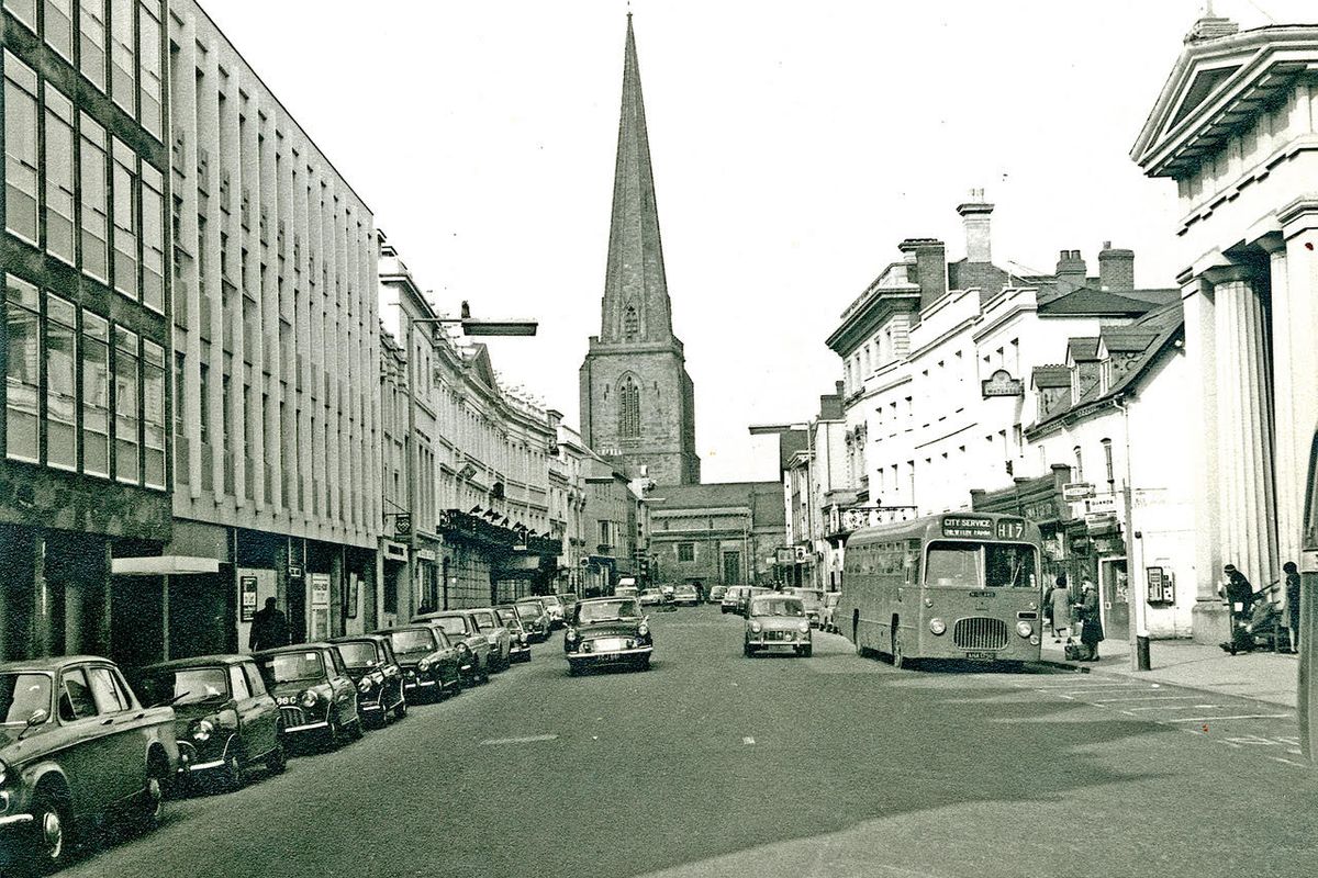 Historic image of Hereford in black and white