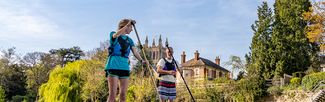 paddle-boarding through hereford city