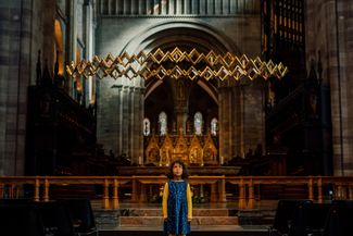 Inside Hereford Cathedral