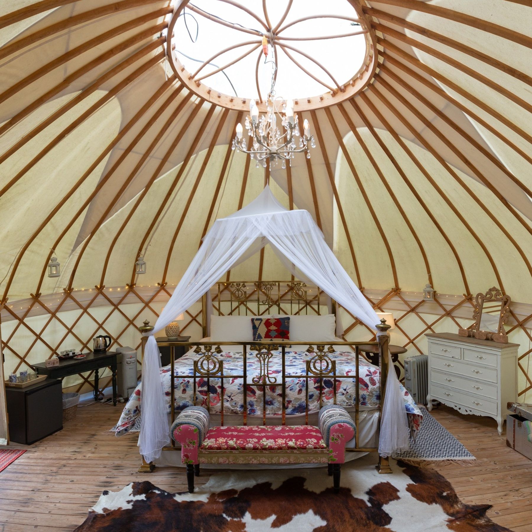 Glamping available! Two lovely Yurts contact Louise to book