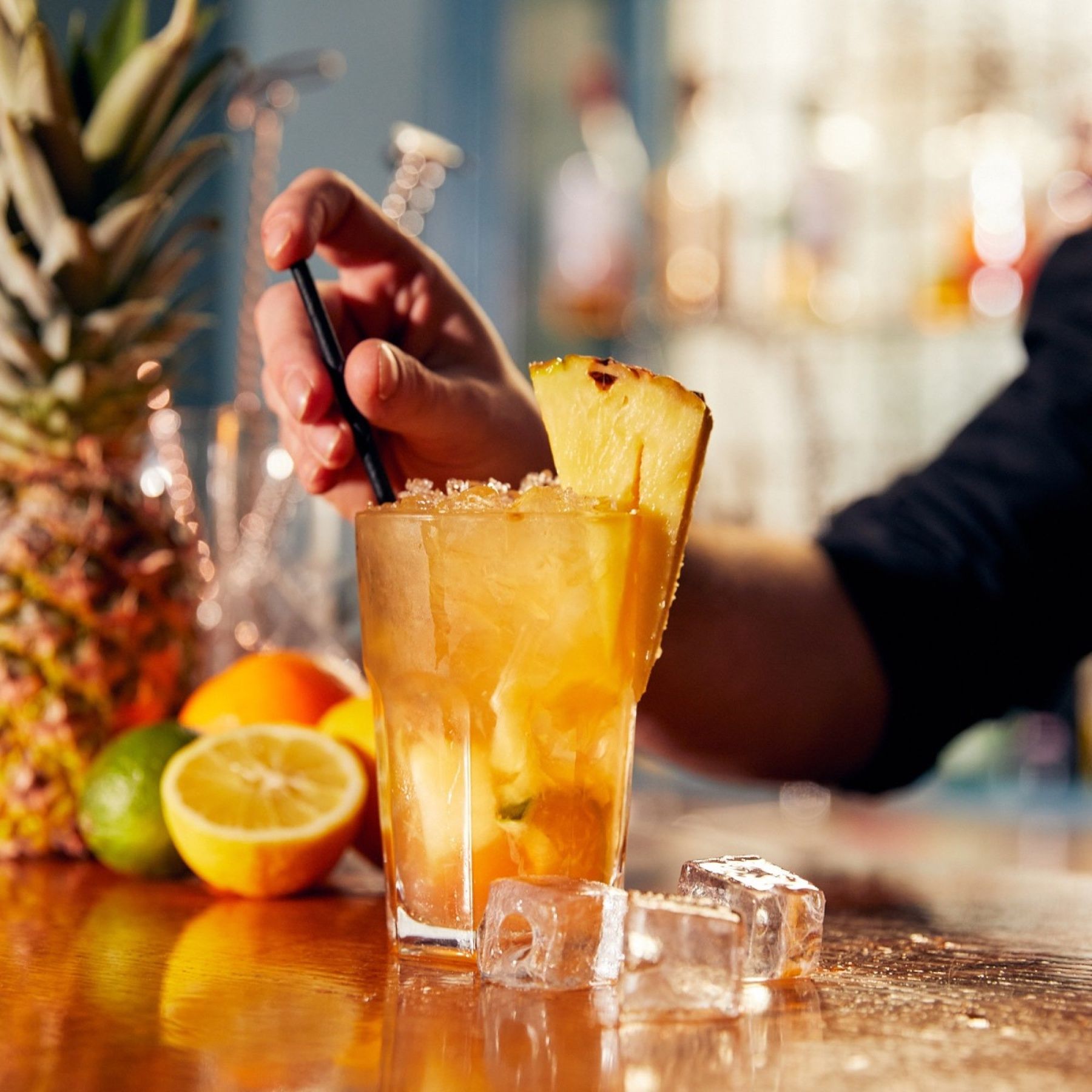 Pineapple Caipirinha