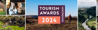 A banner for the Visit Herefordshire Tourism Awards 2024
