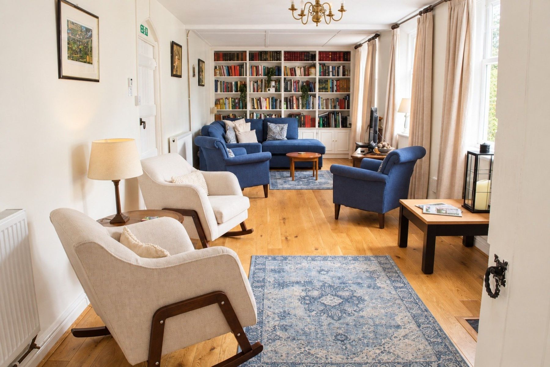 Blue Living Room | TV